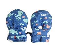 DUHGBNE Moufles souples pour tout-petits Gants d'hiver imperméables Gants de dessin animé de neige pour bébé Moufles d'hiver pour bébés Gants d'hiver pour garçons Gants pour enfants 18 mois (O, 6-24