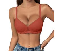 DUHGBNE Soutien Gorge Femme sans Armature Adhésif Confortable Et Léger pour Liberté Armature avec Coussinets Amovibles Rembourré Et Camisole Style Bliss Et Bien-Être Soutien Gorge Sexy