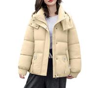 DUHGBNE veste hiver femme Doudoune Chaude D'Hiver Pour Femme Manteau à Capuche Hiver éPaissir Parka Veste Coupe-Vent IsoléE Polaire Chaude En Peluche Blousons Avec Fermeture