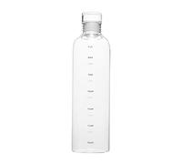 Duiaynke Bouteille d'eau portable avec échelle de temps pour vous assurer de boire suffisamment d'eau au quotidien, carafe d'eau résistante à la chaleur, cadeau pour la famille