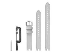 DuiGong Compatible avec les bracelets de rechange Garmin Lily, bracelet en cuir (blanc) avec tournevis unique