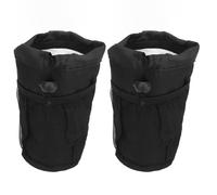 DUIMIMI 2pcs Roll Bar Barp Tup, Porte-Bouteille de Barre de Rouleau pour UTV, Fauteuil Roulant, Scooter, Marcheur, charrette, Bateau, Tissu Oxford réglable avec Poches en Filet