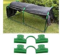 DUIMIMI 50 Pinces Serre PE Plastique Double Tête Film Jardin Filet Ombrage (8mm)