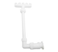 Duimimi Fontaine d'eau pour Piscine à 5 Buses réglables avec arroseur en PVC, Fontaine en Cascade à Hauteur Personnalisable pour piscines, bassins à Poissons et Jardins