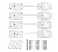 DUIMIMI Kit de 4 loquets de porte en T pour camping-cars, caravanes et camping-cars avec un espace de 15 cm entre la porte et le mur, pour un verrouillage sécurisé des portes