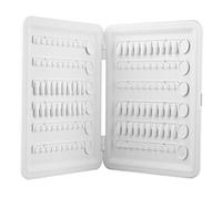 DUIMIMI Livre d'affichage de couleur avec 120 pointes à ongles, livre d'affichage à ongles blanc pour manucure, design amovible pour les échantillons de vernis à gel et d'art nail