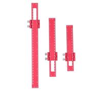 DUIMIMI Règle à bois avec butée coulissante de type T pour un marquage et une mesure, en alliage d'aluminium, disponible en 6 pouces, 8 pouces et 12 pouces, outil indispensable