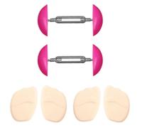DUINIU 1 Paire De Supports De Chaussures Réglables Et 2 Paires De Coussinets Antidérapants Pour L'Avant-Pied, Dispositif De Support De Chaussures, Support De Chaussures Portable, Chaussures De Sport.