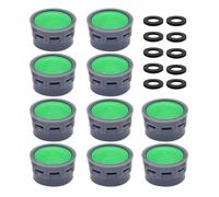 DUINIU 10Pcs Barboteur Anti-Éclaboussures pour Robinet Et 10 Joints, Accessoires De Tissu Filtrant De Qualité De l'eau, Adaptés Aux Cuisines Et Aux Salles De Bains.