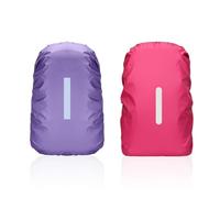 DUINIU 2 Housses Imperméables pour Sacs D'École Réfléchissants, Housses De Protection pour Sacs D'École pour Enfants, Housses Imperméables pour Jours De Pluie D'École De Sécurité.