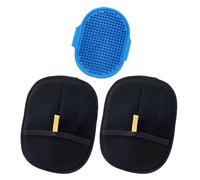 DUINIU 2 S D'Épilation Et 1 Brosse De Bain, Artefact D'Épilation Électrostatique pour Animaux De Compagnie, S De Nettoyage De Beauté Double Face, Produits De Soins pour Animaux De Compagnie.