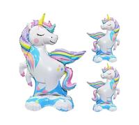 DUINIU 3 Morceaux De Ballons, Ballons De Dessin Animé De Base en Trois Dimensions, Décorations De Gâteaux d'anniversaire, Fournitures De Décoration De Fête, Accessoires Photo pour Enfants.