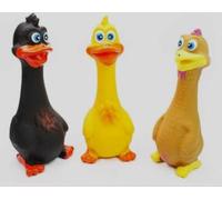 DUINIU 3 Pièces De Canards en Latex, Nettoyage des Molaires des Animaux De Compagnie, Jouets Amusants Et Ennuyeux, Adaptés Aux Jeux Interactifs Intérieurs Et Extérieurs.