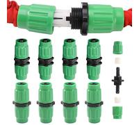 DUINIU 8 Connecteurs De Conduites d'eau Télescopiques, Joints De Réparation De Tuyaux D'Arrosage, Adaptés Aux Conduites d'eau De Jardin Et D'Automobile.