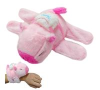 DUINIU Jouet Capybara en Peluche Rose 1 Pièce, Anneau De Poignet De Dessin Animé Mignon, Jouet en Peluche Animal Créatif, Bracelet Drôle, Petit Cadeau Mignon Et Nouveau.
