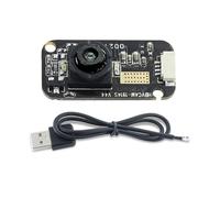 DUIPAIAS GC0308 Module de caméra avec noir et blanc, 80 degrés noir et | GC0308 Configuration de la puce d'imagerie, résolution de 0,3 mégapixels, lentille sur circuit imprimé noir exposé pour