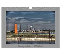 Duisburg am Rhein - R(h)einblicke (Wandkalender 2026 DIN A4 quer), CALVENDO Monatskalender: Blicke über den Rhein in Duisburg, eine Reise vom Süden in den Norden