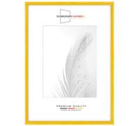 Duisburger-Rahmen24 Cadre photo en bois étroit 42 x 59,4 cm DIN A2 in Jaune brillant | Verre synthétique antireflet | Cadre pour affiches | Puzzle | collage DR114