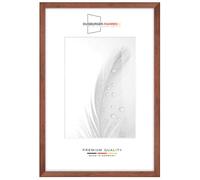 Duisburger-Rahmen24 Cadre photo en bois étroit 45 x 75 cm en Marron rustique | Verre synthétique antireflet | Cadre pour affiches | Puzzle | collage DR076