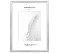 Duisburger-Rahmen24 DR24 Cadre Photo 50x65 (Alu Criss Cross) sur Mesure, Cadre en Bois MDF de 35 mm de Largeur INCL. vitre en Verre synthétique antireflet, paroi arrière Stable, Crochets et Fixations