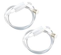 duisoad FUJIE 2Pcs Vin Bière Syphon Filter Outils Brew Vin Siphon Tube Filtre à Vin Distributeur Tuyau Plastique D'aspiration Vinification Outils, 2 Mètres