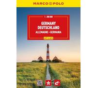 MARCO POLO Reiseatlas 2027/2028 Deutschland 1:300.000: Straßenatlas und Autoatlas mit Europa in 1:4,5 Mio. Spiralbindung