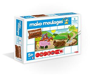 Dujardin - 39002 - Kit De Loisirs Créatifs - Mako Moulages Ferme - 3 Moules