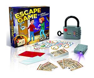 Dujardin - Escape Game - Cadenas Électronique - 1+ Joueurs - Dès 8 Ans | Jeu de Société Enfant - Modes Timer et Chrono - Seul ou en Équipe - 4 Niveaux de Difficulté, 9 Univers, 60 Énigmes - 15 min
