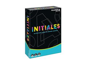 Dujardin - Initiales - Jeu de Plateau Petit bac - 8 à 99 Ans | Jeu d'ambiance pour la Famille - 2à 8 Joueurs, Noir