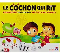 Dujardin - Le Cochon qui Rit par 2 - Jeu de société pour enfant - A jouer en famile - 2 joueurs - Dès 4 ans