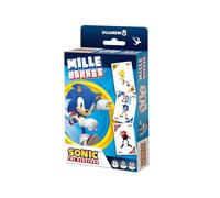 Dujardin – Jeu de société Mille Bornes Pocket Sonic – Jeu de cartes, 2–8 joueurs dès 7 ans