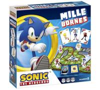 Dujardin – Jeu de société Mille Bornes Sonic – Aide Sonic à récupérer 7 émeraudes – Dès 7 ans, Bleu