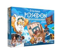 Dujardin - Poséidon - Jeu de société - Jeu de Plateau - Jeu de stratégie - Surmontez la colère de Poséidon - À Jouer en Famille - Jeu Enfant - De 2 à 4 Joueurs - Dès 7 Ans