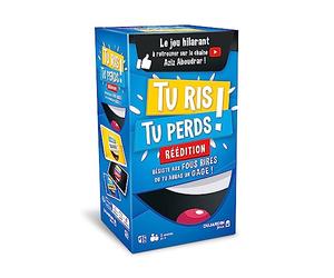 Dujardin - Tu RIS Tu Perds - Jeu de Société - 2 Joueurs et Plus - 16 Ans + | Jeu de Cartes Drôle et Rigolo - Résiste aux fous Rires ou tu Auras un Gage - 270 Cartes - Soirées, Famille, Adultes , Couple