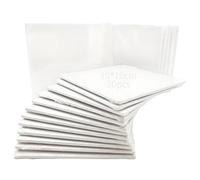 Dujelixa Toiles d'Art en Coton Vierge, 10 x 10cm, Tendues, Pour Peinture à l'Huile, Acrylique, Aquarelle (20 Paquets)