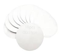 Dujelixa Toiles d'art en coton vierge, Toile tendue ronde, Panneau 15cm diamètre, 10 pièces, Adaptée à la peinture à l'huile, à l'acrylique, à l'aquarelle