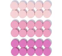 DUJEQM Aimant Frigo, 30PCS Aimant Puissant, Aimants Tableau Magnétique | Mini Magnet Frigo Plat | Petit Aimant Rond | Aimants Décoratifs Aiment pour Tableau Blanc, Réfrigérateur, Calendrier (Rose)