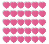 DUJEQM Aimant Frigo - Lot de 30 Aimant Puissant Cœur Rose foncé - Aimants Tableau Magnétique Magnet Frigo, Petit Aimant Tableau Blanc Aiment Plat et Décoratifs pour Photos, Calendrier, Bureau, École