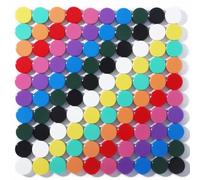 DUJEQM Aimant Puissant, 100Pcs 10 Couleurs Aimant Frigo | Aimants Tableau Magnétique | Mini Magnet Frigo | 10 Couleurs Petit Aimants Plat | Aimant Tableau Blanc Aiment pour École, Cuisine et Bureau