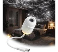Dujuanus 2-in-1 Galaxy Projector Night Light, Multifunctional Portable Starry Sky Night Light Projector, Adjustable Brightness for Car and Bedroom Decoration (6Pcs)