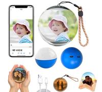 Dujuanus Core Memory Orb - Sphère de mémoire 3D pour photos et vidéos,Boule de Cristal Lecteur Vidéo, Vidéos et Photos Personnalisées, Cadeau Vidéo pour Couples, Amis, Anniversaire, Noël (Blue)
