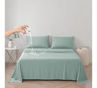 DUJUIKE Couvre-lit imperméable, Drap de lit imperméable, protège-Matelas, Housse de canapé pour Chien, Chat, Enfants, pour lit Queen Size (Vert, Queen 200 * 230cm)