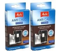 DUJULE Lot de 2 sachets de détartrant anti-calcaire pour machines à café Melitta 178582 - 2 sachets de poudre de 40 g chacun (2 x 40 g) - L'emballage peut varier