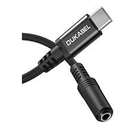 DuKabel Adaptateur USB C vers jack 3,5 mm USB C vers jack 3,5 mm vers prise jack audio pour Samsung Galaxy Note20 S21 Ultra Note10 A80 Huawei P40/P30 Pro/P20, Google Pixel 4XL, OnePlus 7, Xiaomi