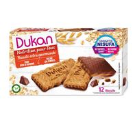 Dukan Biscuits de son d'avoine nappés chocolat Cookies 200 g