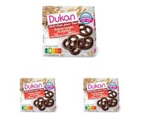 Dukan Bretzels au Son d'Avoine Enrobés de Chocolat 100 g (Lot de 3)