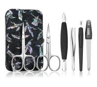 DuKaS Premium Line Solingen 126 kit manucure + étui Silver Birds