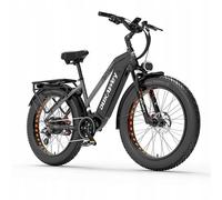 Dukawey Dm530 Plus 1000w 26" Fat Bike Vélo Électrique Tout-Terrain 52v 20ah Batterie Samsung 25km/H Suv E-Bike 60-150km 89nm - Gris