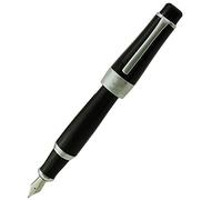 Duke 2009 Charlie Chaplin Stylo Plume Noir Plume Fine, Collection Conception Unique Classique Moderne Stylo Lourd avec Pochette