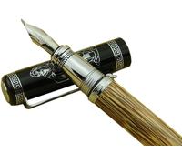 Duke 551 Stylo Plume Confucius Fude Nib Nature Bambou Stylo À Dessin Signature Moyen À Large Calligraphie Incurvée Asiatique Esquissant Le Stylo D'art